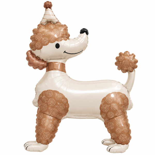 folie ballon hond beige