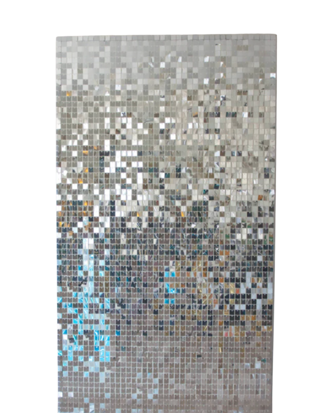 Shimmer wall zilver