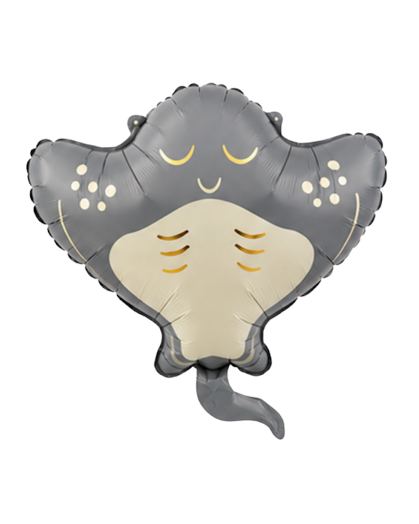 Rog folie ballon grijs