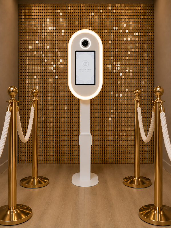 Luxe Photobooth White GOLD