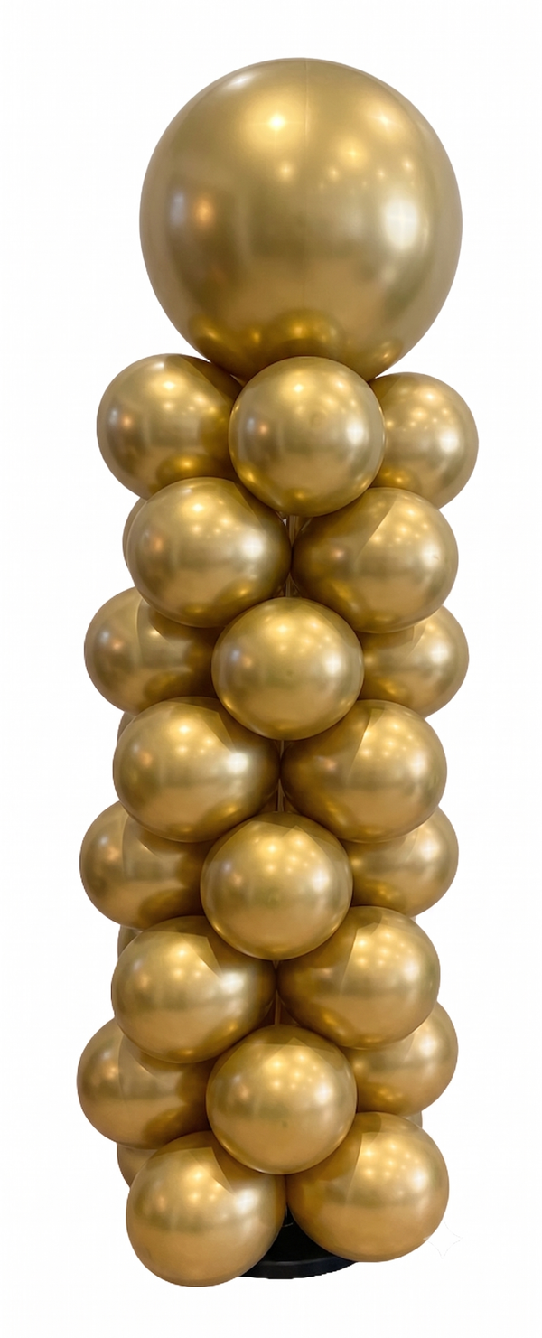 Ballon pilaar 1 kleur