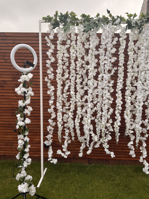 Bloemen photobooth te huur per dag