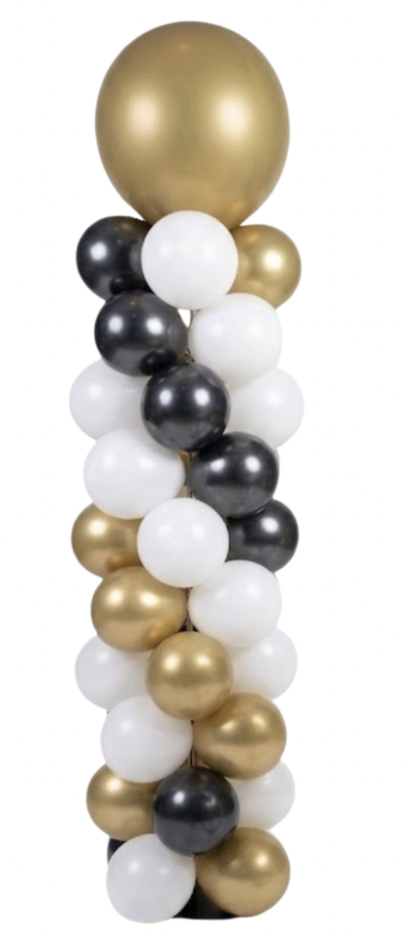 Ballon pilaar 3 kleuren