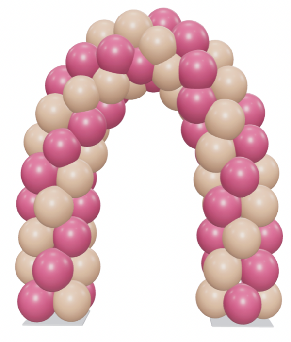 Ballonnenboog enkele deur, 2 kleuren