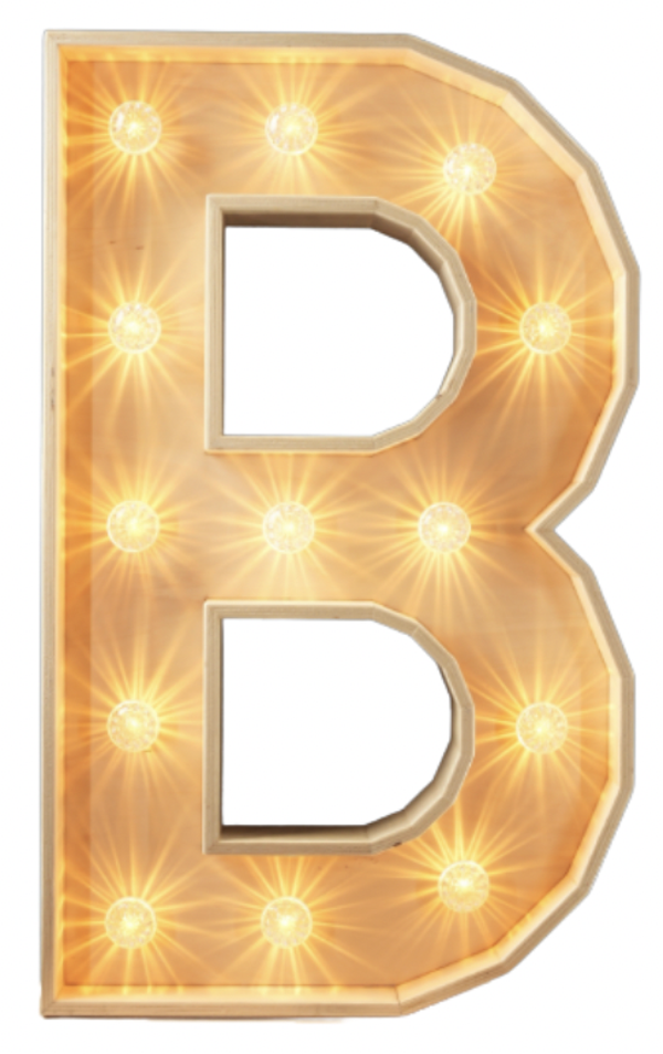 B led-letter