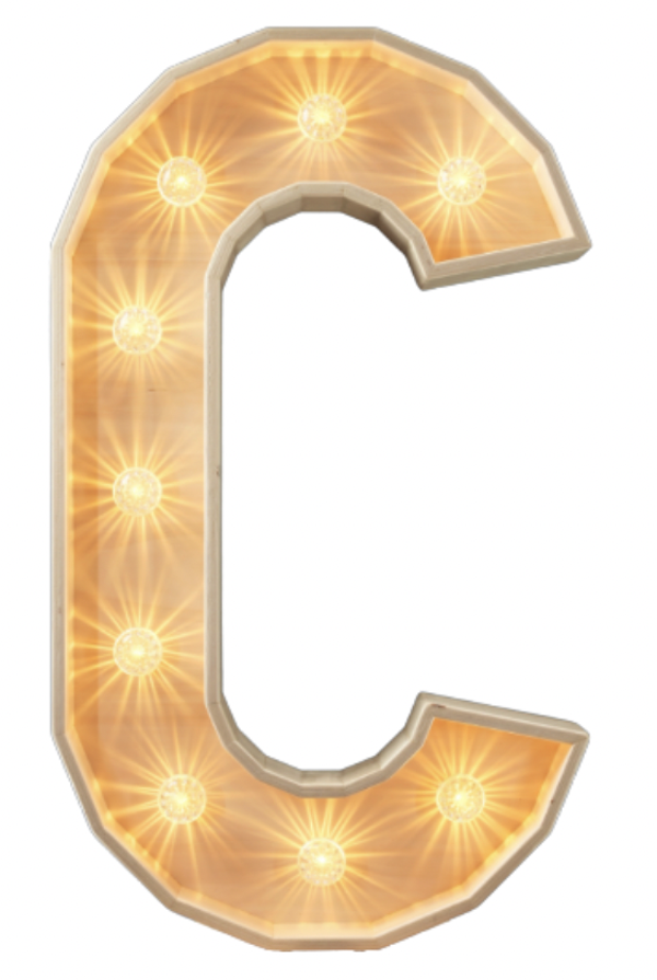 C led-letter