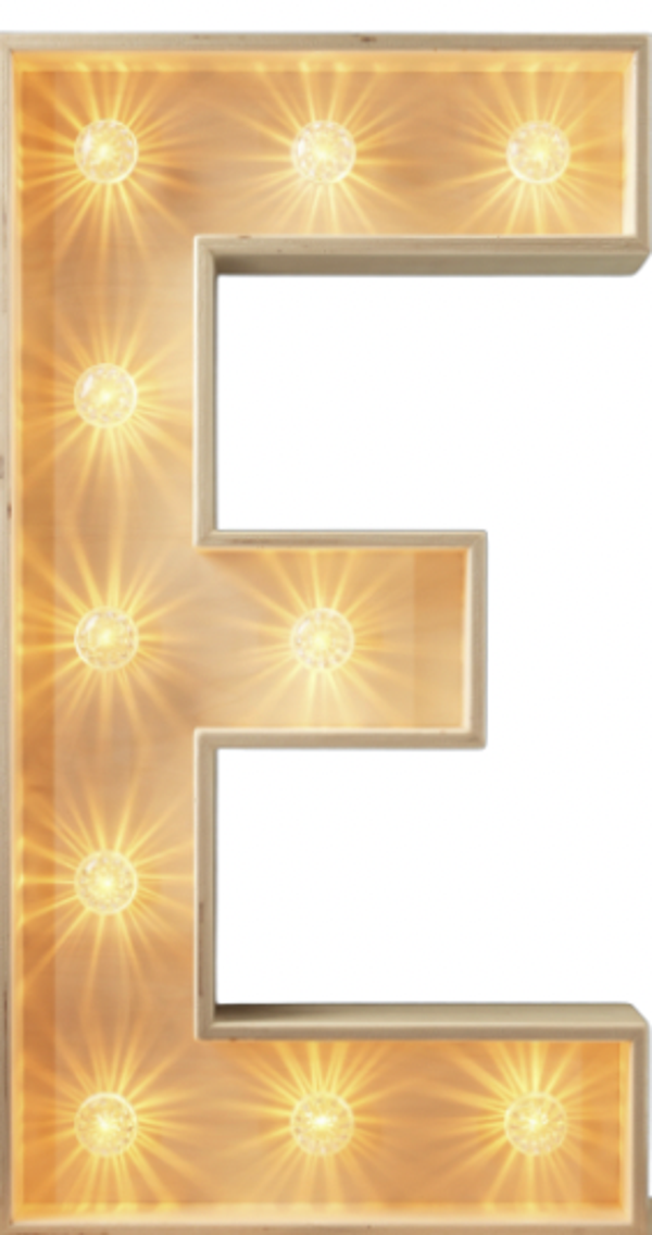 E led-letter