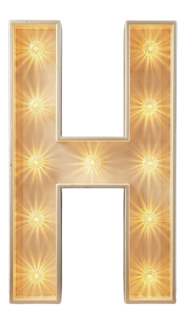 H led-letter
