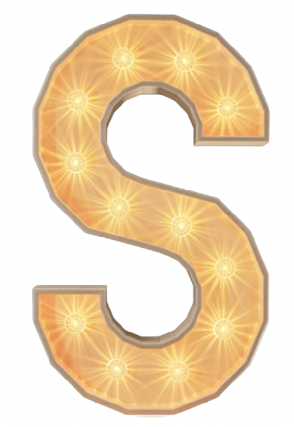 S led-letter