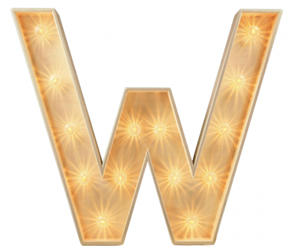 W led-letter