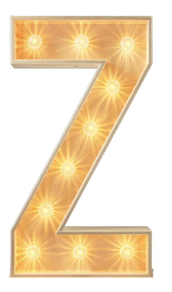 Z led-letter