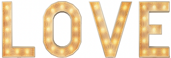 LOVE led-letters