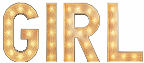 GIRL led-letters