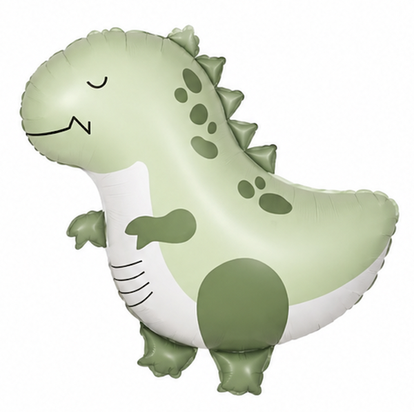Dino folie ballon groen