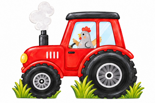 cut out - tractor