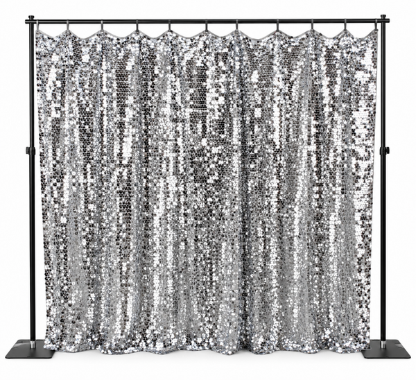 Shimmer wall/ gordijn zilver