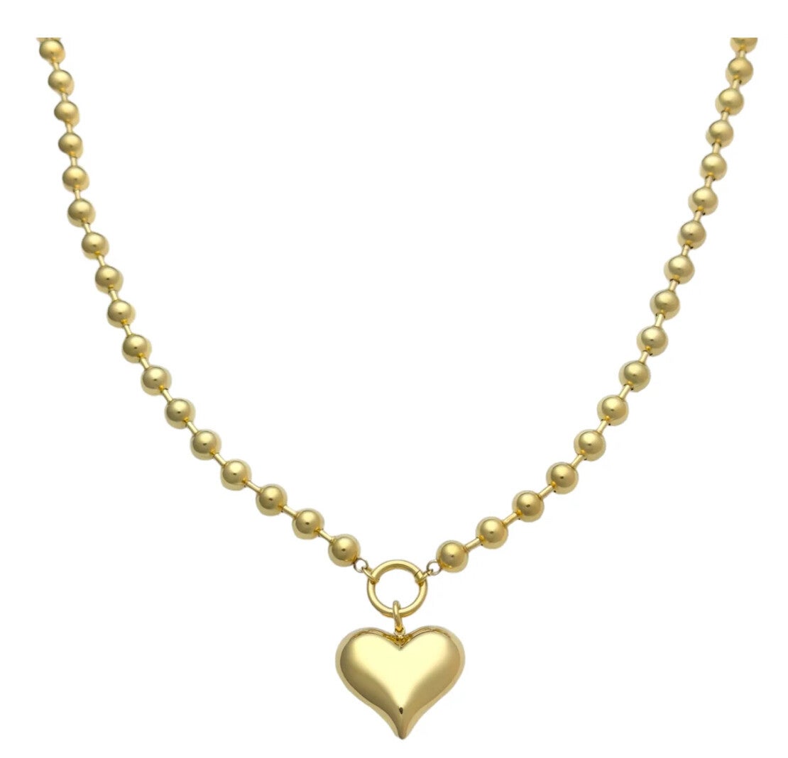 Ketting heart beads