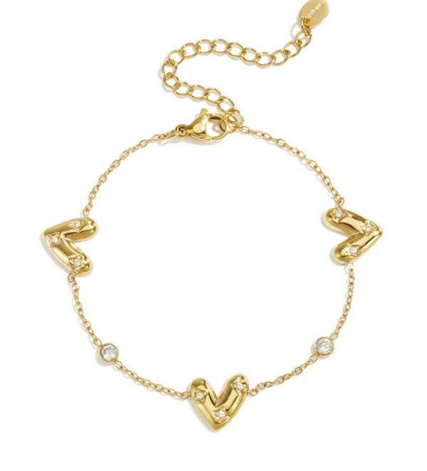 Armband hartjes