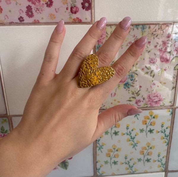 Ring big heart