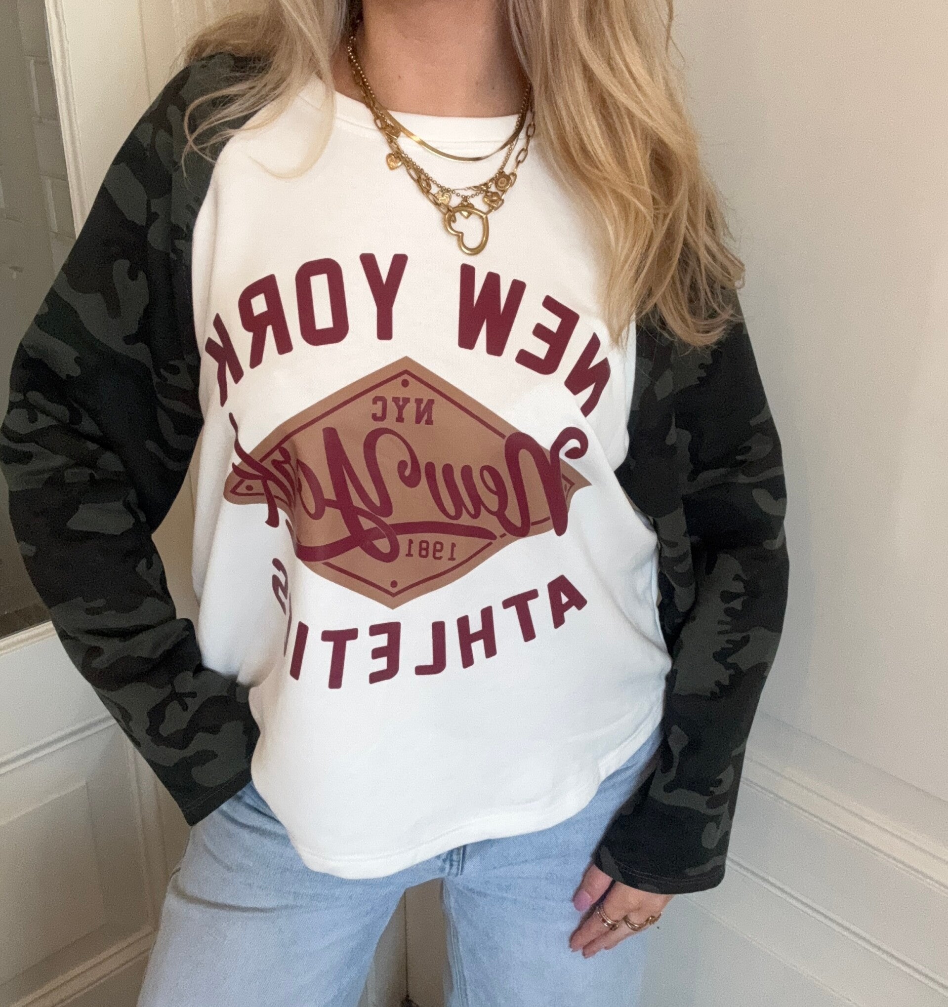 Longsleeve army Bordeaux
