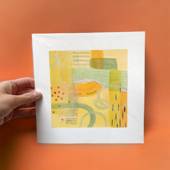 Tiny painting - yellow