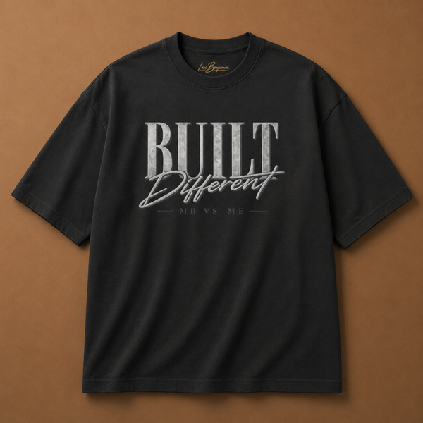 BUILT DIFFERENT TEE - SILVER