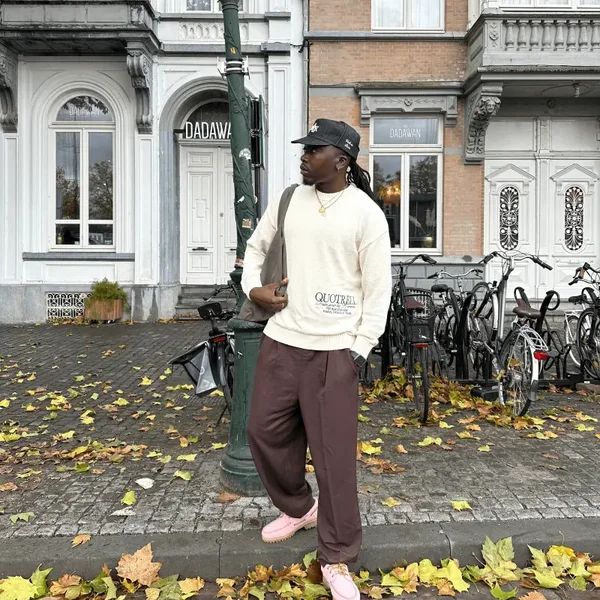 Quotrell Rico Knitted Crewneck | Ecru