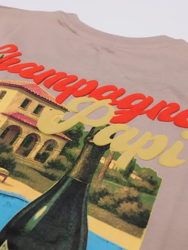 Heren T-Shirt XPLCT Studios Champagne Tee | Beige