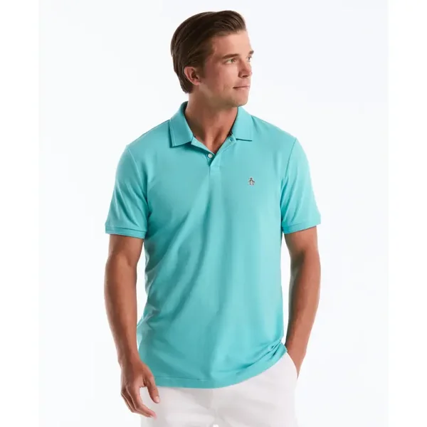 Original Penguin Daddy Pique Polo | Aqua