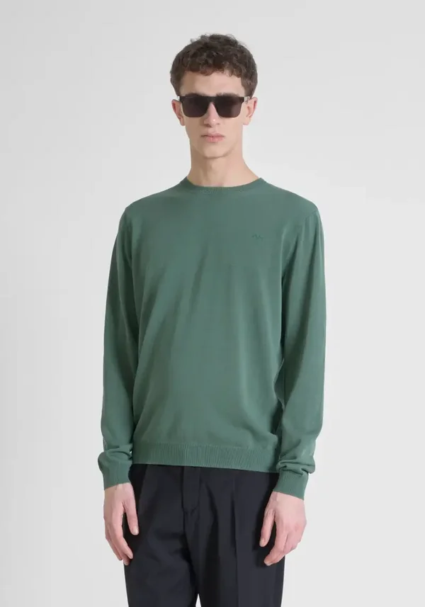 Antony Morato Heren Trui Ronde Hals | Moss Green