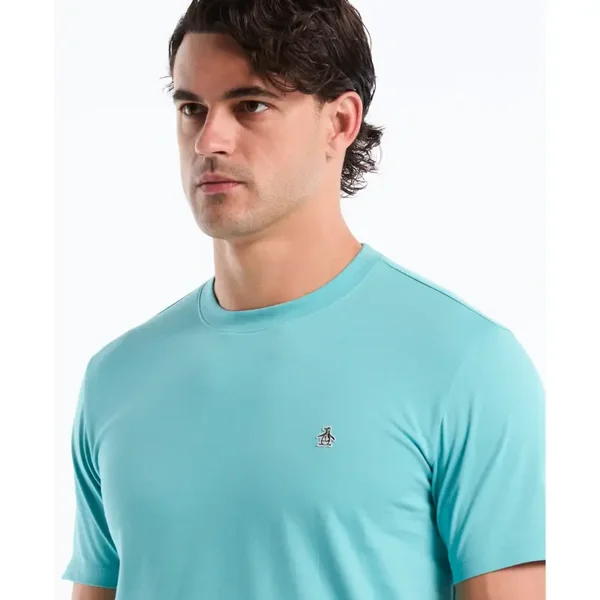 Original Penguin Sticker Pete Logo T-Shirt | Aqua
