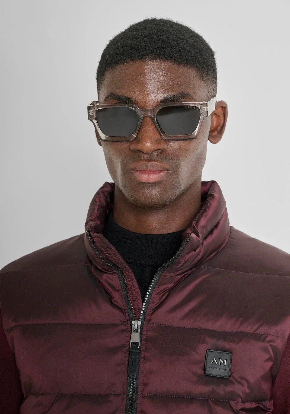 Antony Morato Heren Down Jacket | Dark Cherry