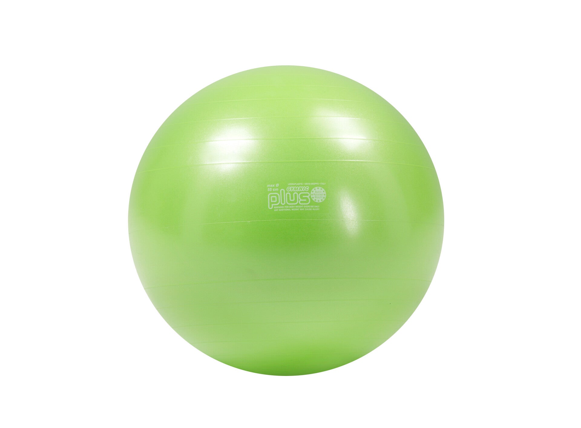 Gymnic fitnessbal Plus 55 cm lime groen
