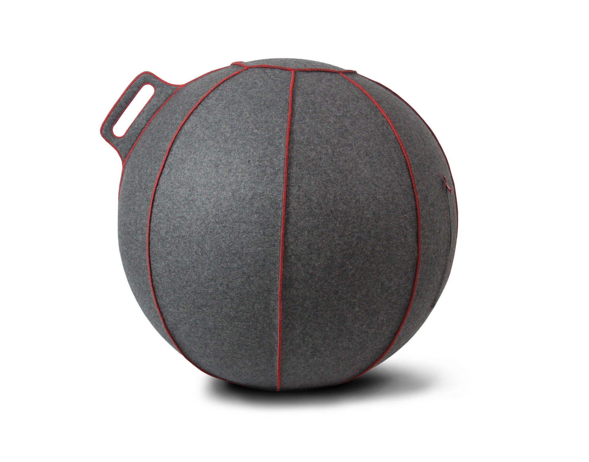 VLUV VELT zitbal 65 cm Grijs/Rood