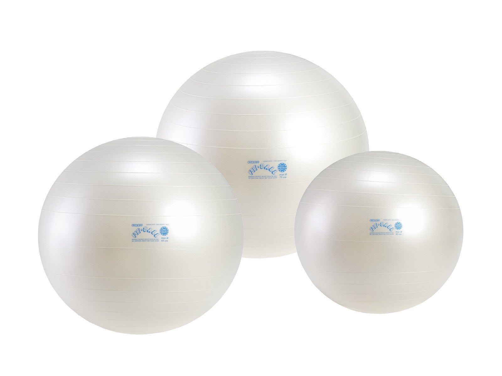 Gymnic fitnessbal Fit 55 cm parelmoer