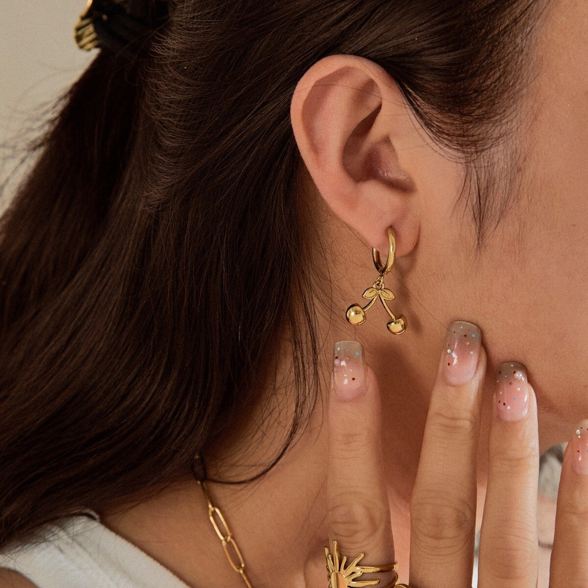 Boucles d'oreilles Cherry