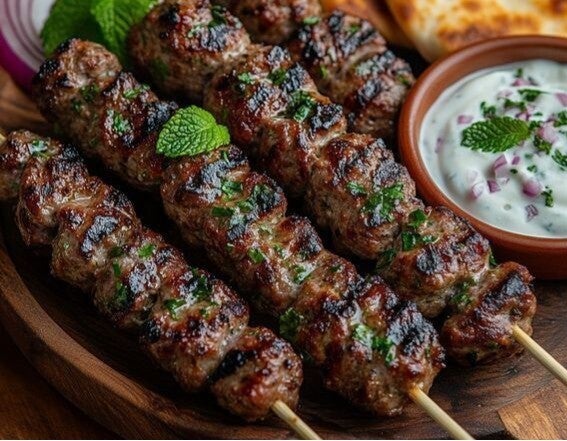 Kefta met verse aiolie