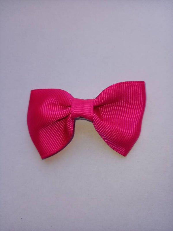 fuschia kleur haarschuifje ong. 6 cm