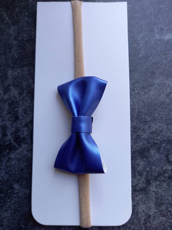 Taupe kleur nylon haarbandje