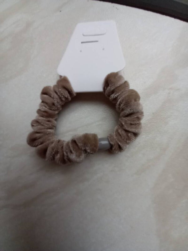 Velvet scrunchie