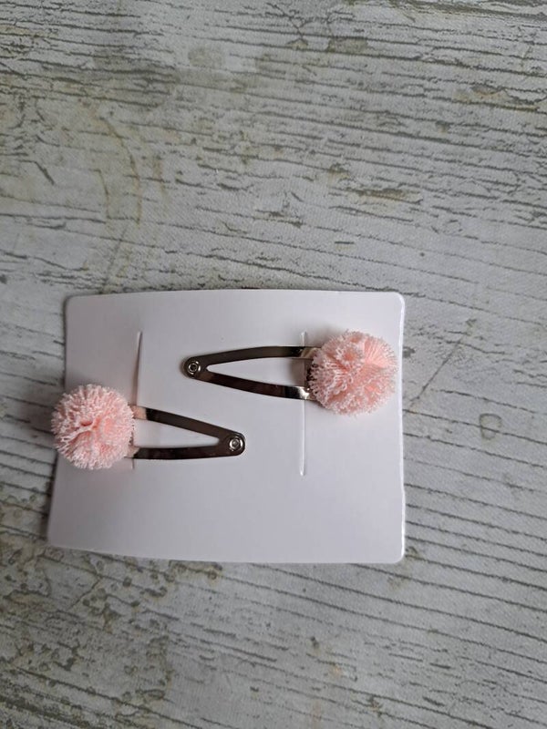 Haarknipjes met een roze pompoentje