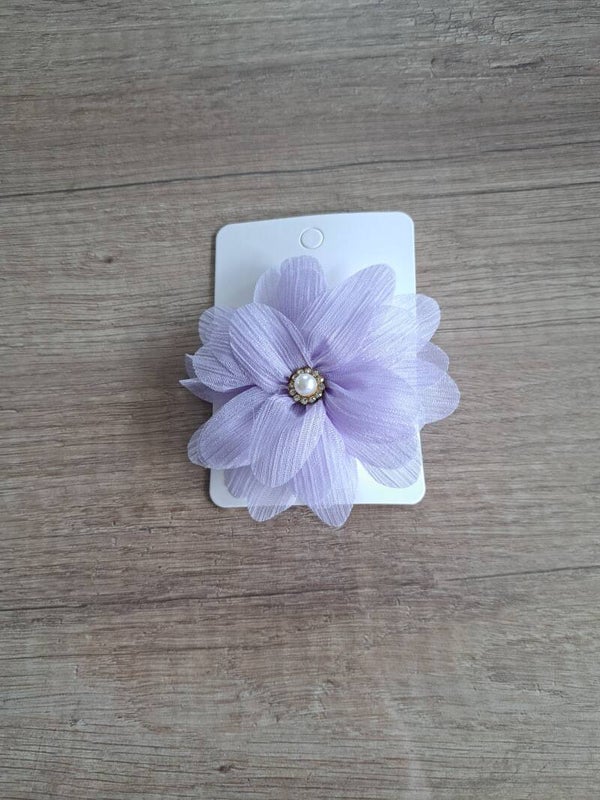 Alligator knip met bloem