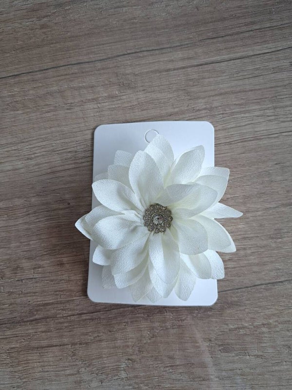 Alligator met off white kleur bloem