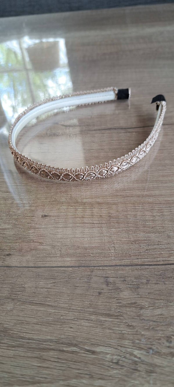 Taupe kleur diadeem haarbandje