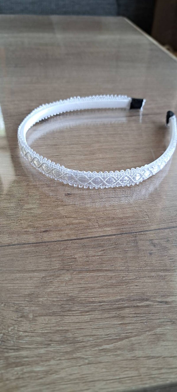 Wit kleur diadeem haarbandje