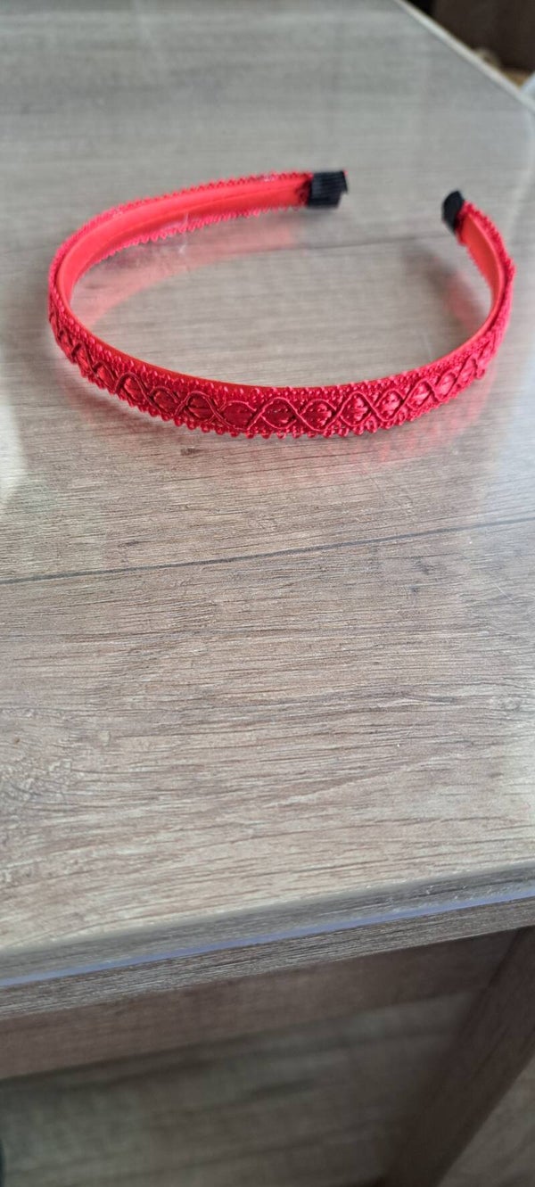 Rood kleur diadeem haarbandje