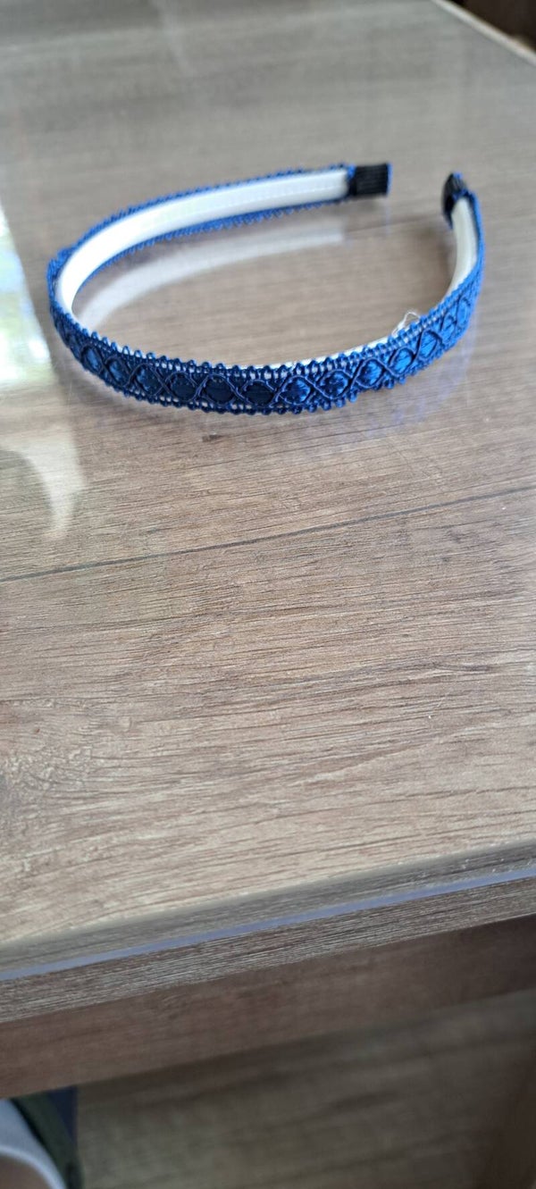Kobalt kleur diadeem haarbandje