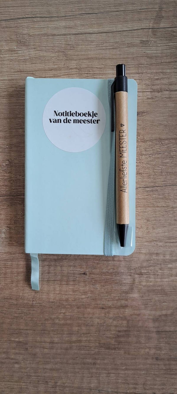 Notitieboekje van de meester