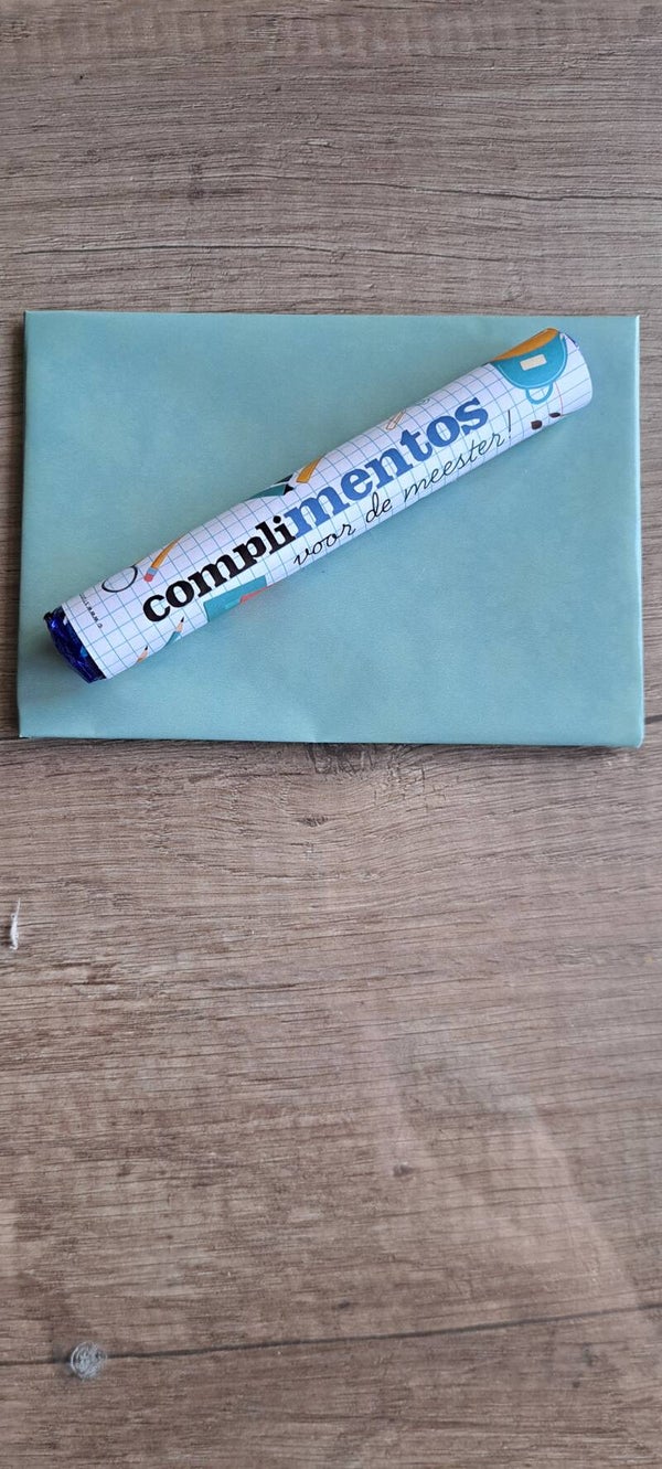 Complimentos voor de meester