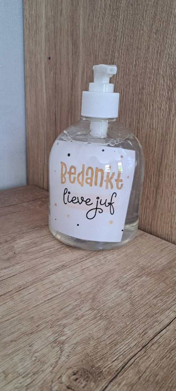 Bedankt lieve juf